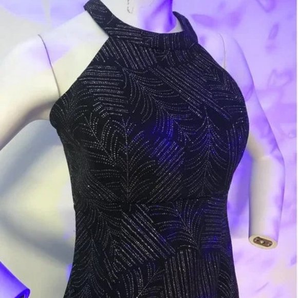 Le Chateau Multi Sparkle Dress SMALL - Picture 2 of 7